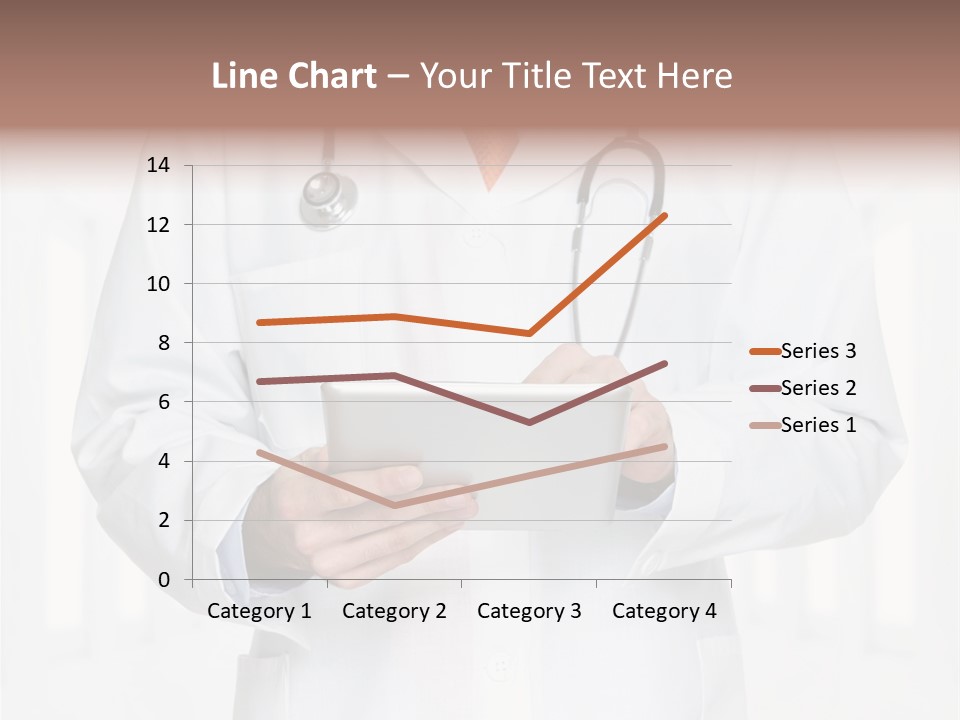 Diagnosis Pad Hand PowerPoint Template