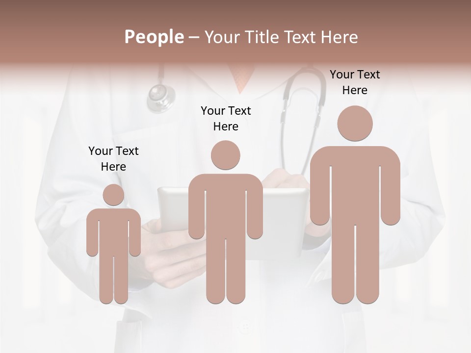 Diagnosis Pad Hand PowerPoint Template