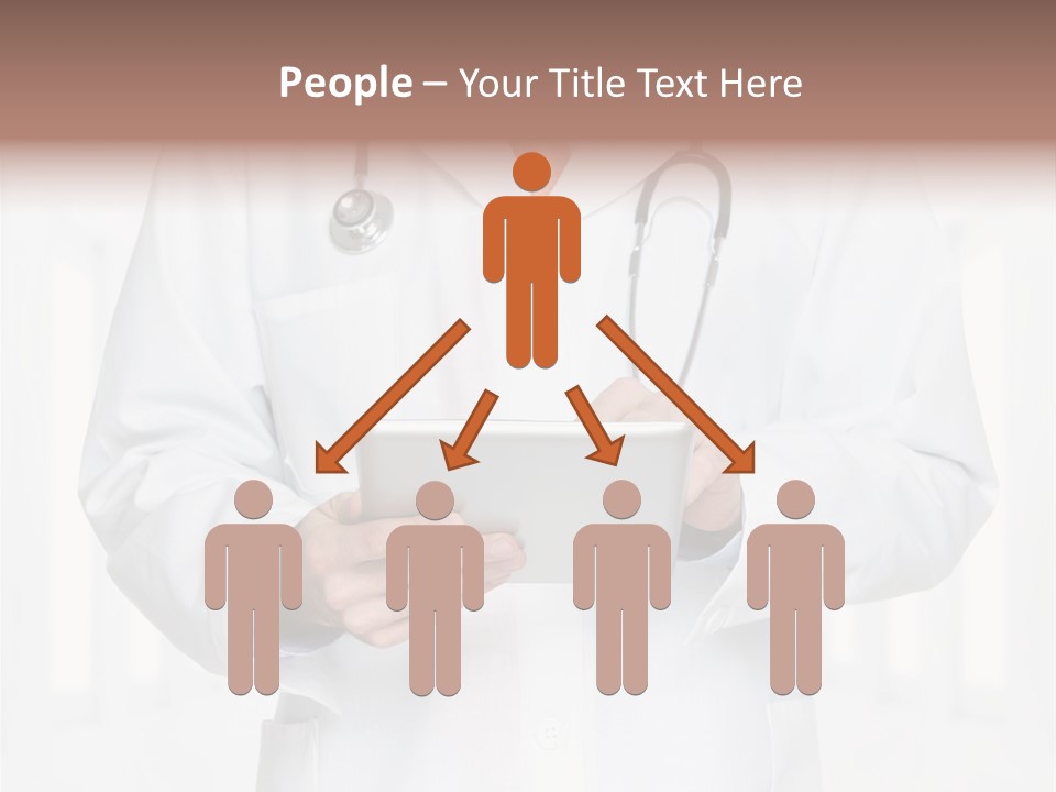 Diagnosis Pad Hand PowerPoint Template