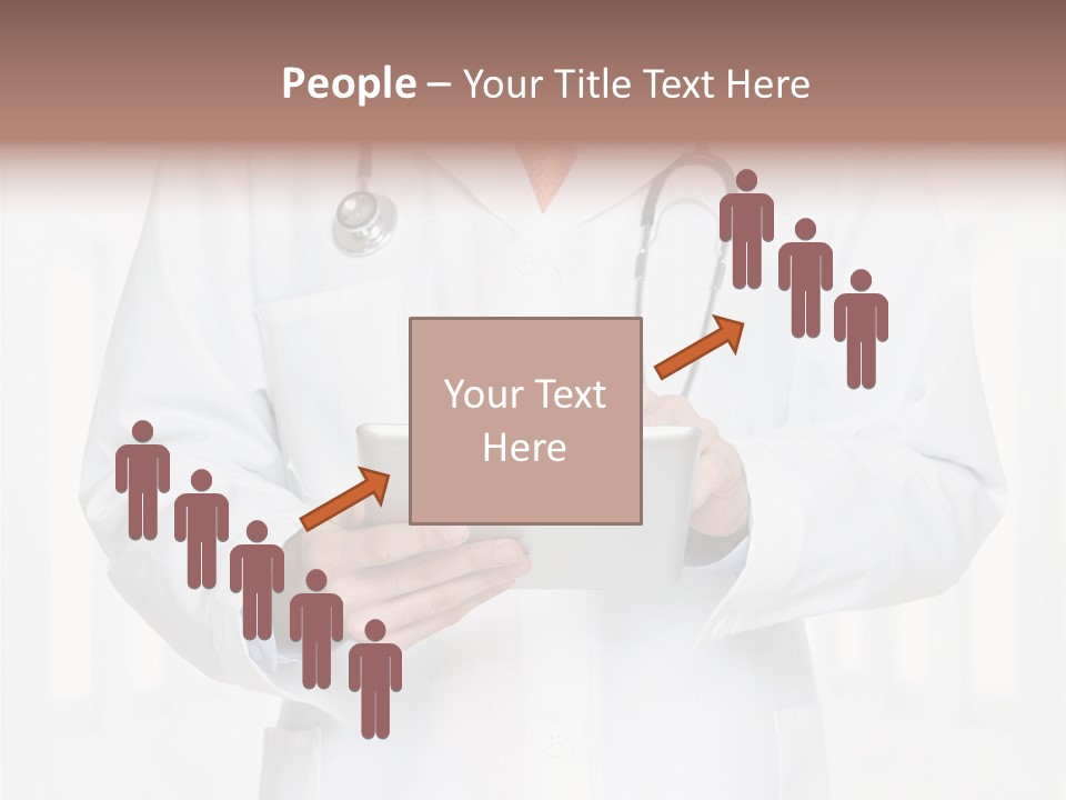 Diagnosis Pad Hand PowerPoint Template