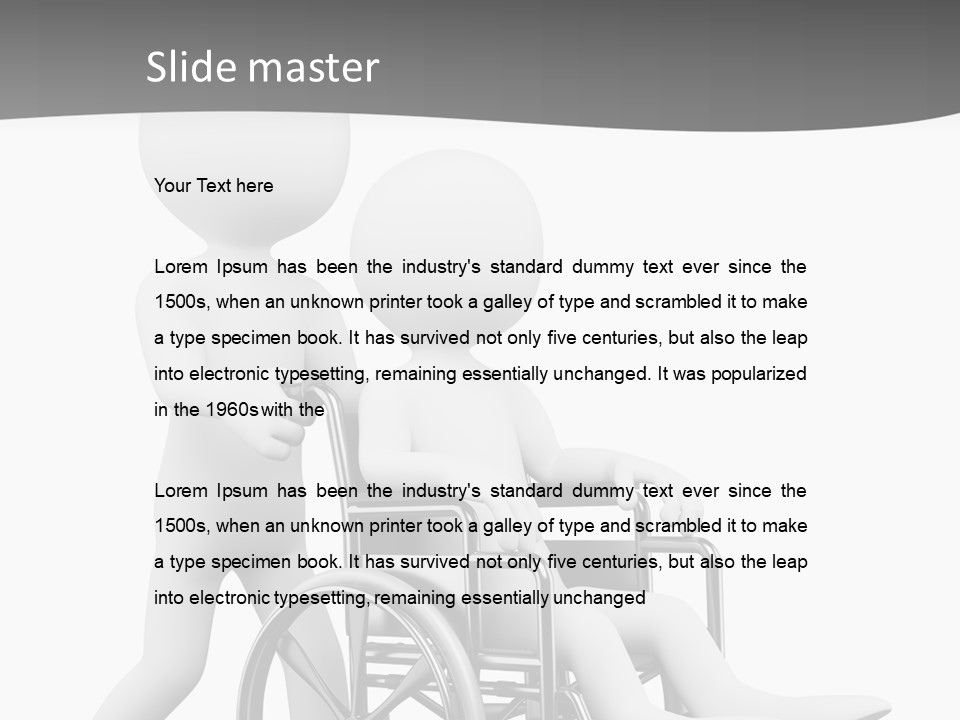 Render People Eldercare PowerPoint Template