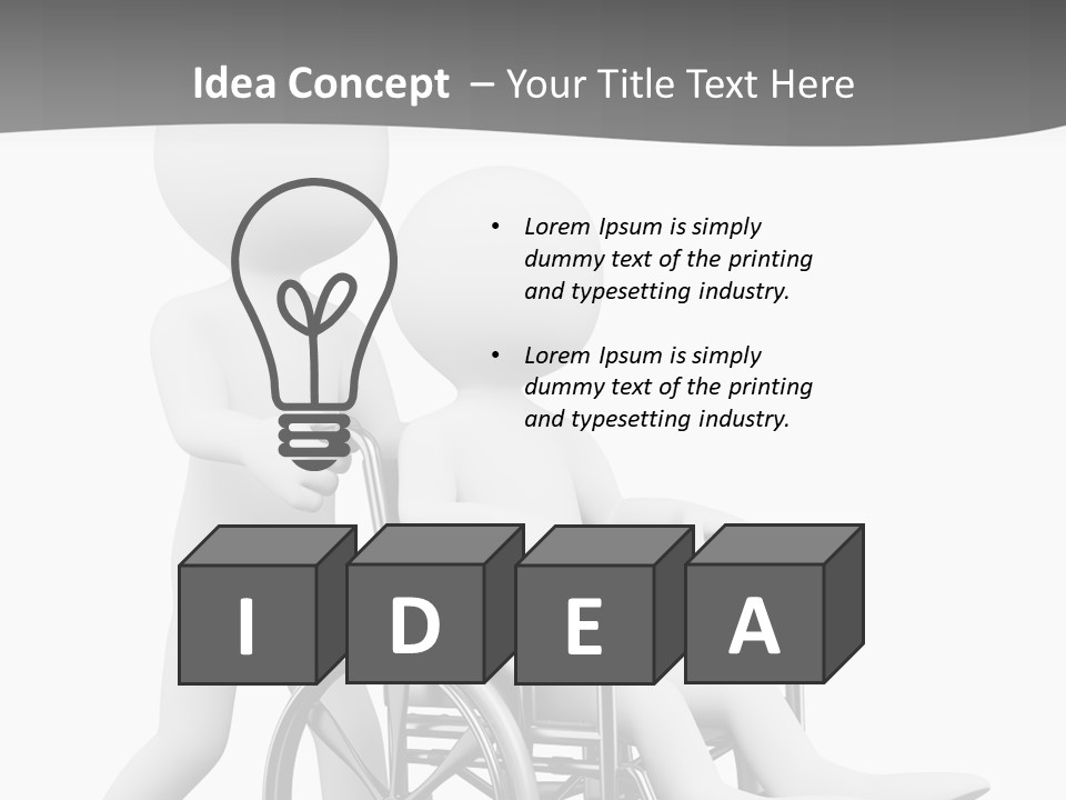 Render People Eldercare PowerPoint Template