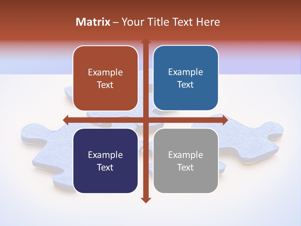 Overwhite Piece Object PowerPoint Template