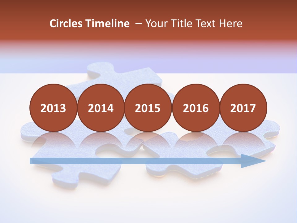 Overwhite Piece Object PowerPoint Template