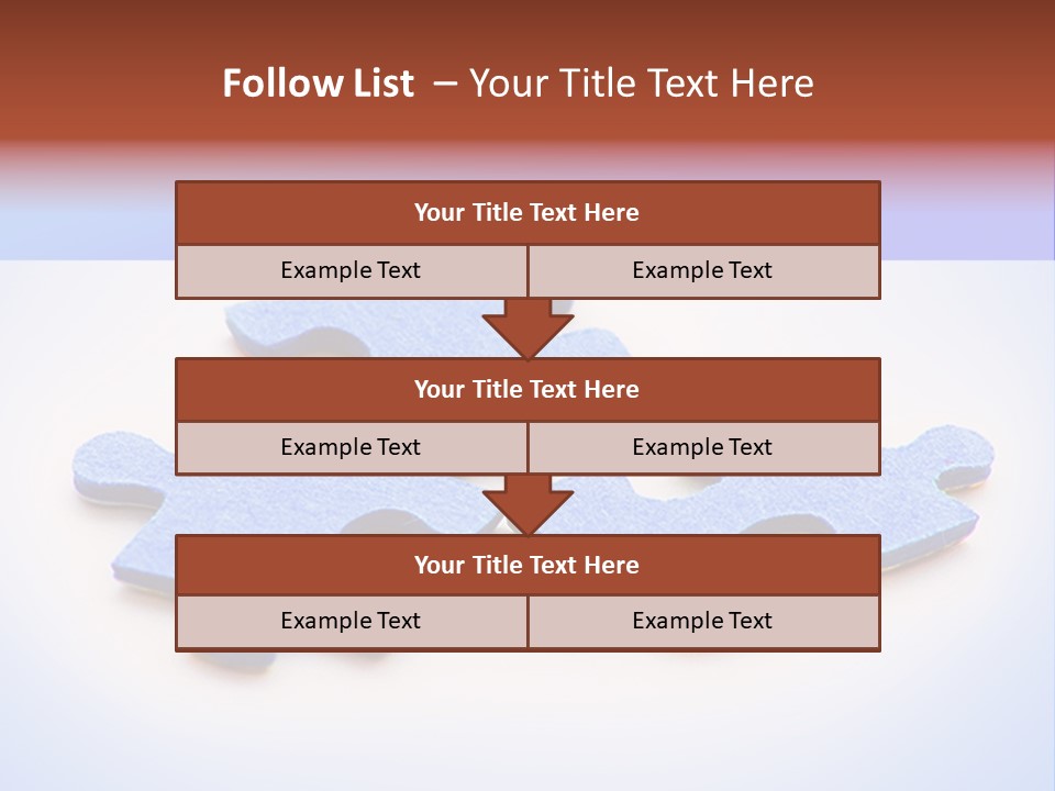 Overwhite Piece Object PowerPoint Template