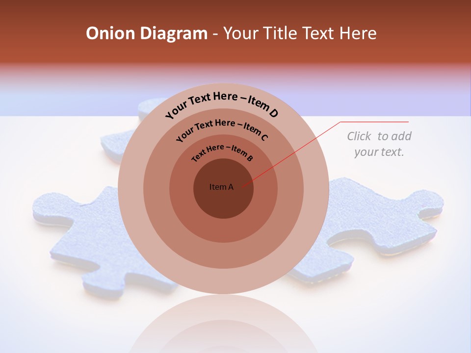 Overwhite Piece Object PowerPoint Template