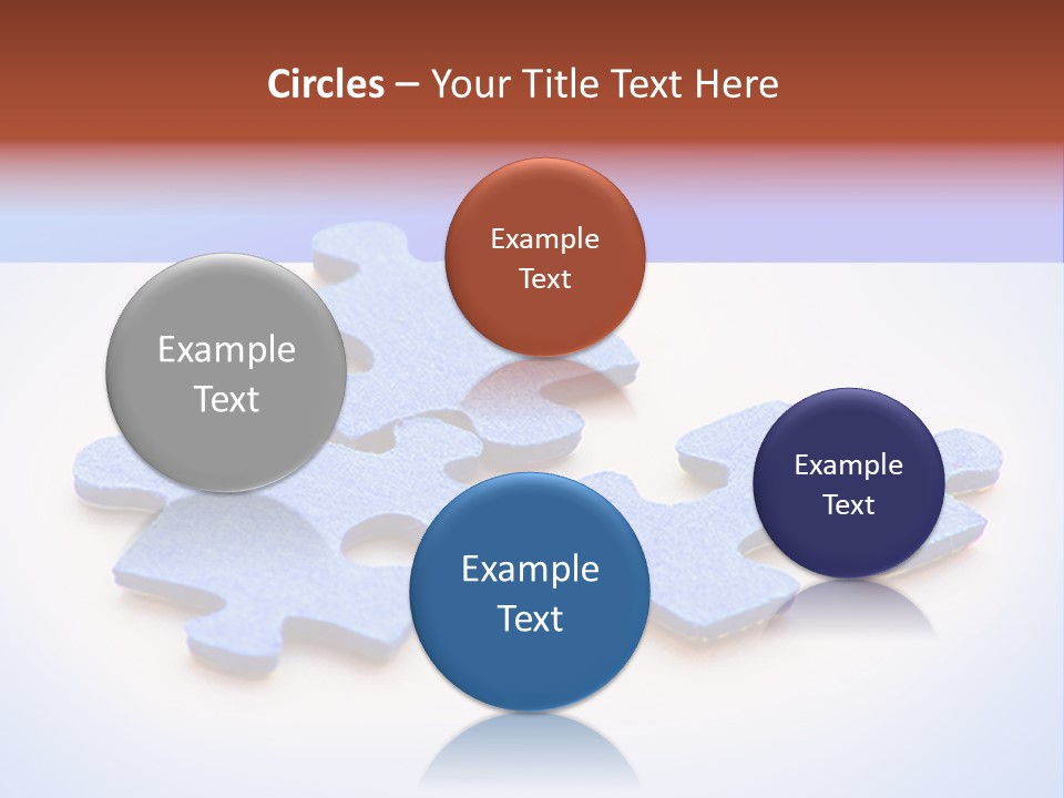 Overwhite Piece Object PowerPoint Template