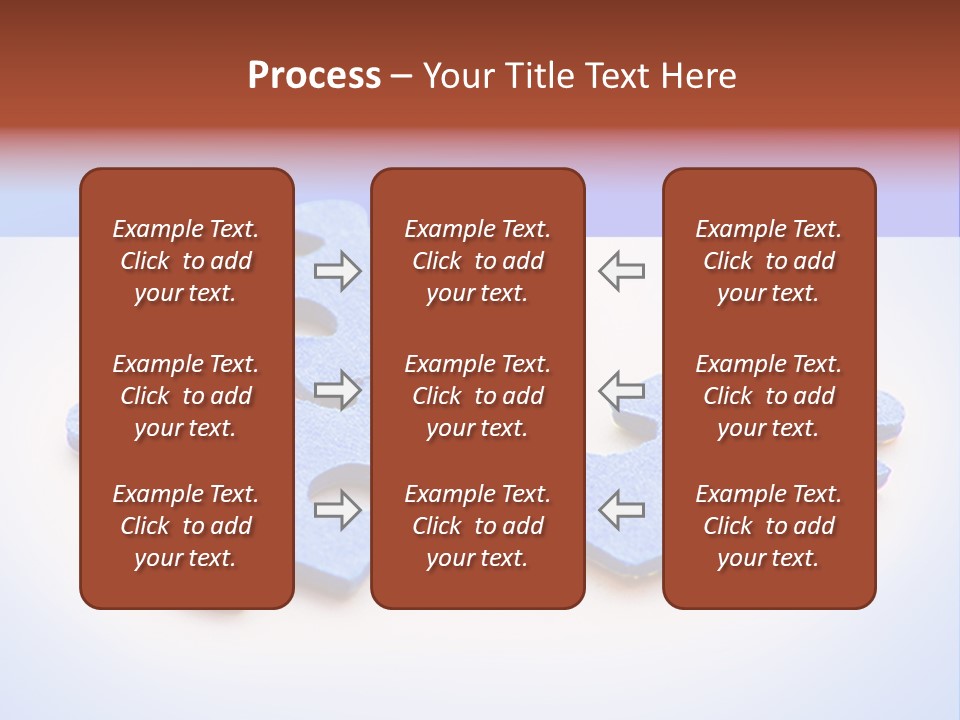 Overwhite Piece Object PowerPoint Template