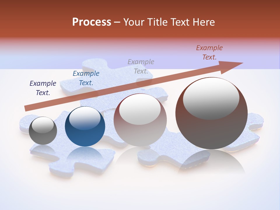 Overwhite Piece Object PowerPoint Template