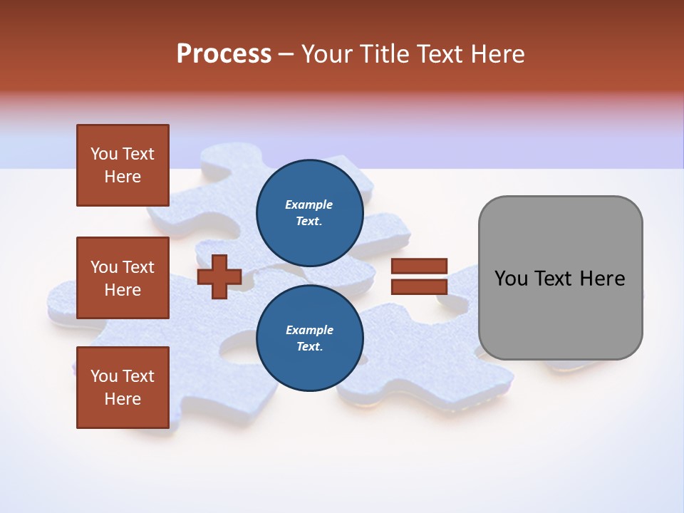 Overwhite Piece Object PowerPoint Template