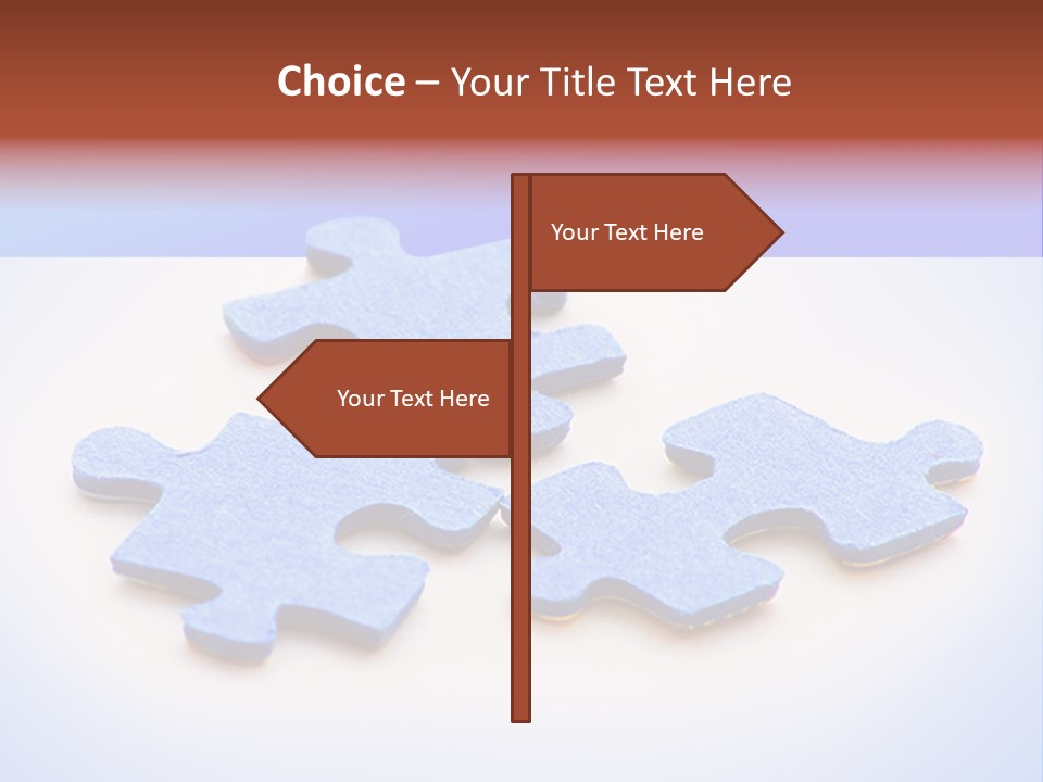 Overwhite Piece Object PowerPoint Template