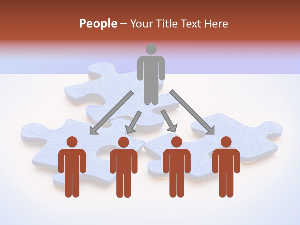 Overwhite Piece Object PowerPoint Template