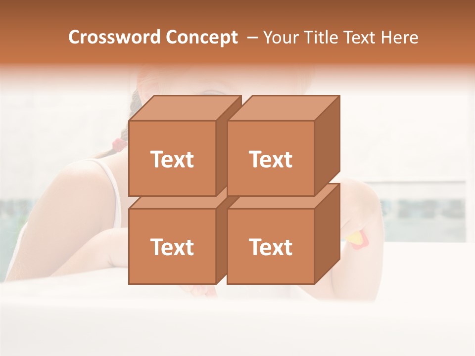 Healthy Preschooler Water PowerPoint Template