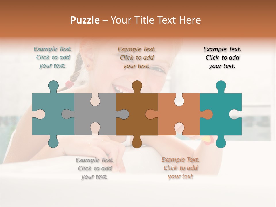 Healthy Preschooler Water PowerPoint Template