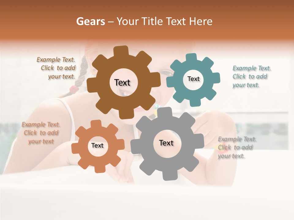 Healthy Preschooler Water PowerPoint Template