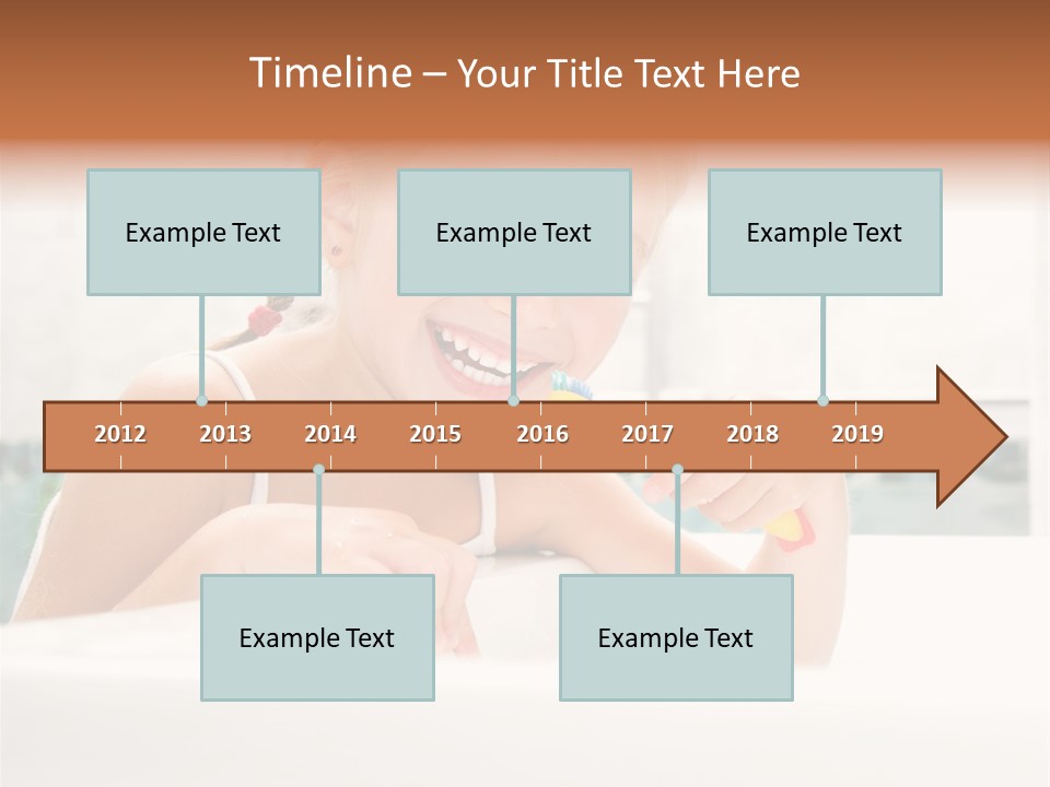 Healthy Preschooler Water PowerPoint Template