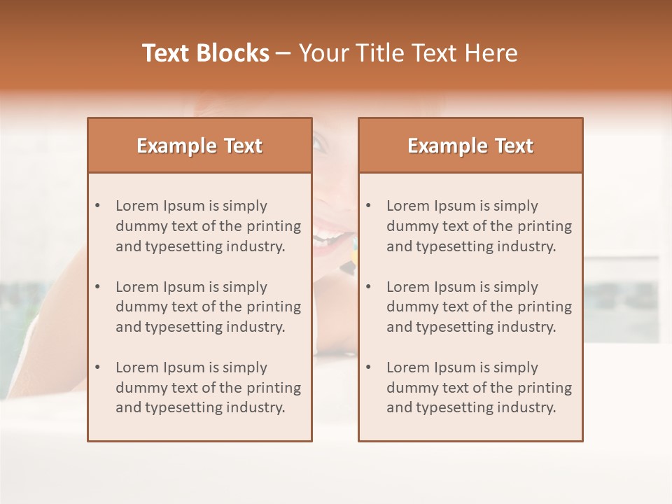 Healthy Preschooler Water PowerPoint Template
