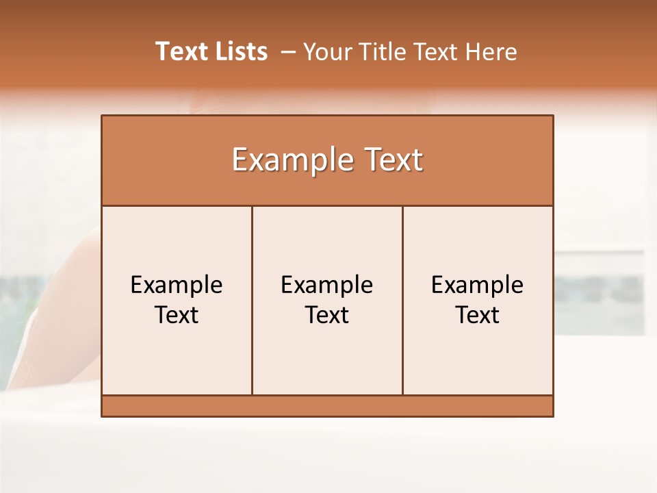 Healthy Preschooler Water PowerPoint Template