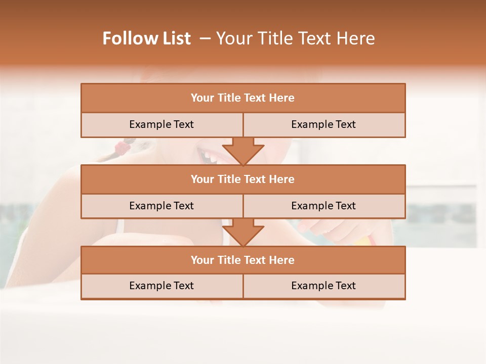 Healthy Preschooler Water PowerPoint Template