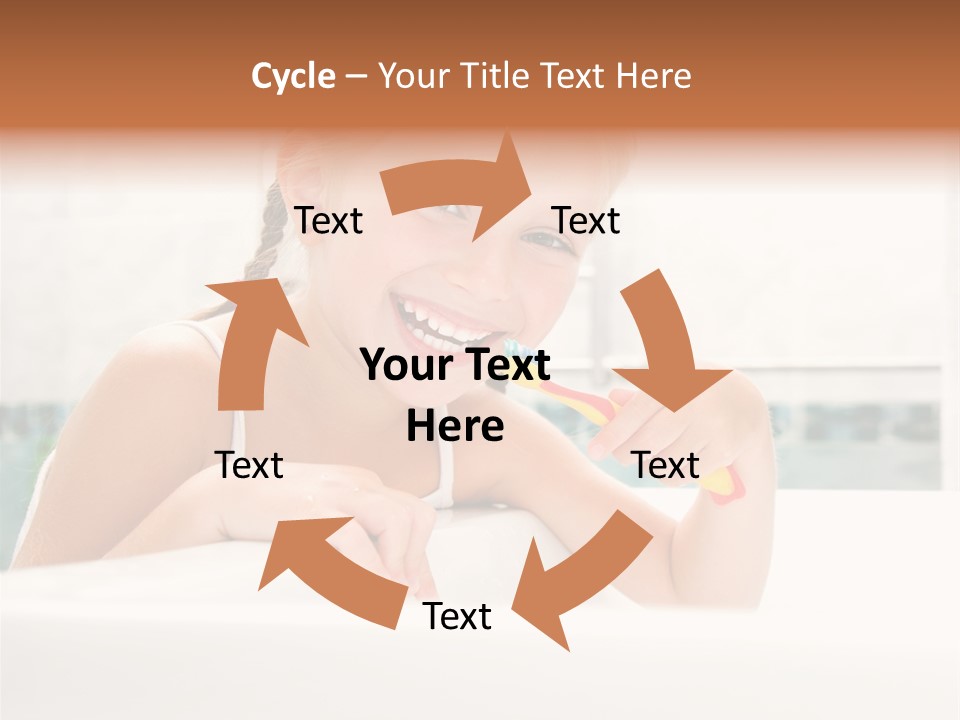 Healthy Preschooler Water PowerPoint Template