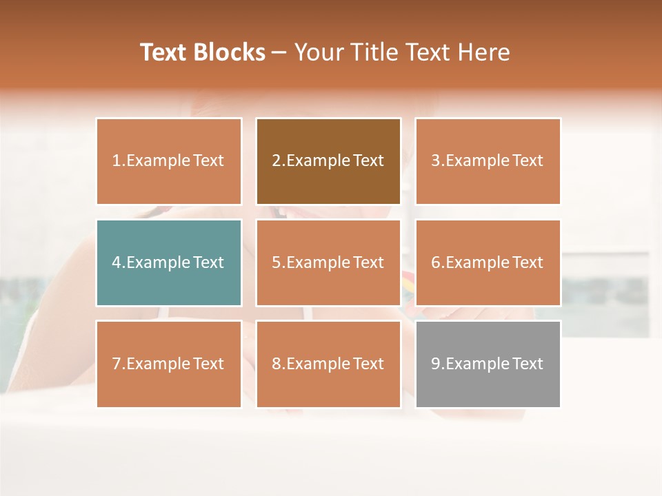 Healthy Preschooler Water PowerPoint Template