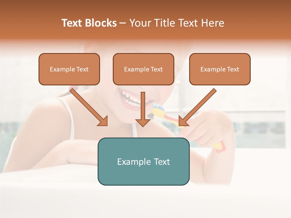 Healthy Preschooler Water PowerPoint Template
