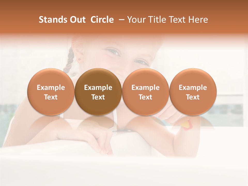 Healthy Preschooler Water PowerPoint Template