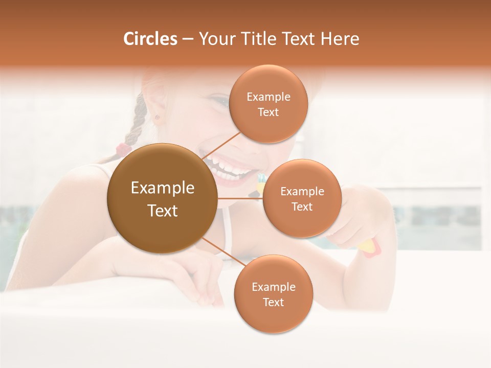 Healthy Preschooler Water PowerPoint Template