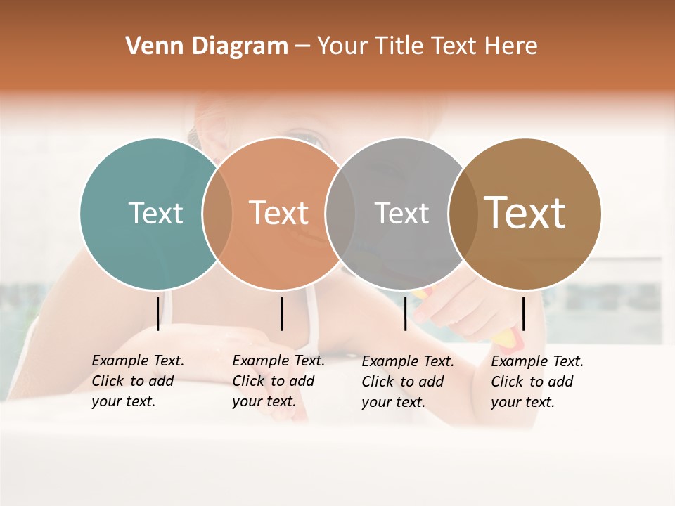 Healthy Preschooler Water PowerPoint Template