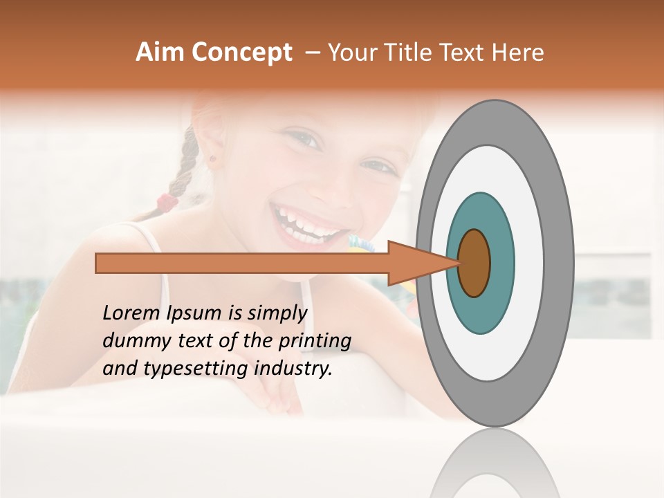 Healthy Preschooler Water PowerPoint Template