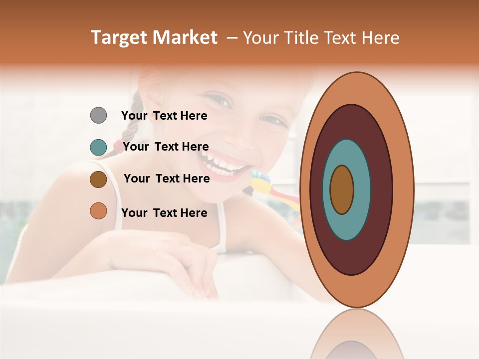 Healthy Preschooler Water PowerPoint Template