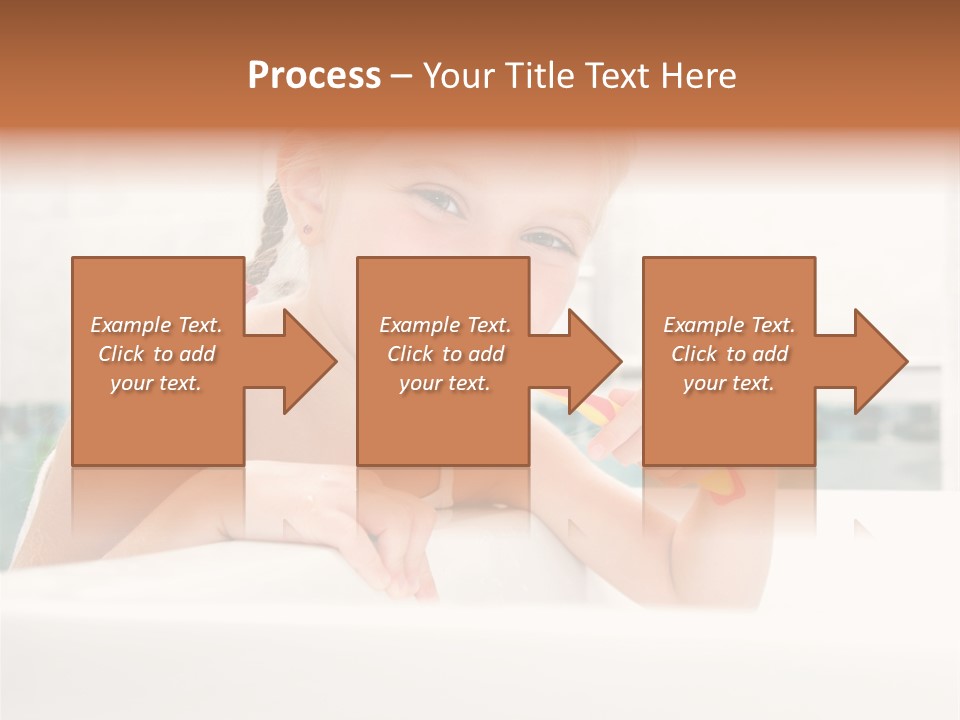 Healthy Preschooler Water PowerPoint Template