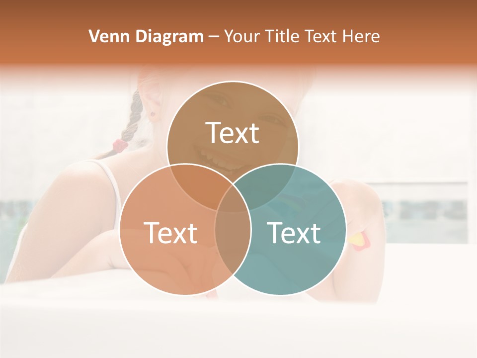 Healthy Preschooler Water PowerPoint Template