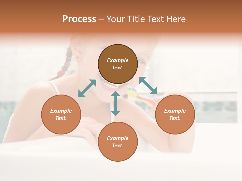 Healthy Preschooler Water PowerPoint Template