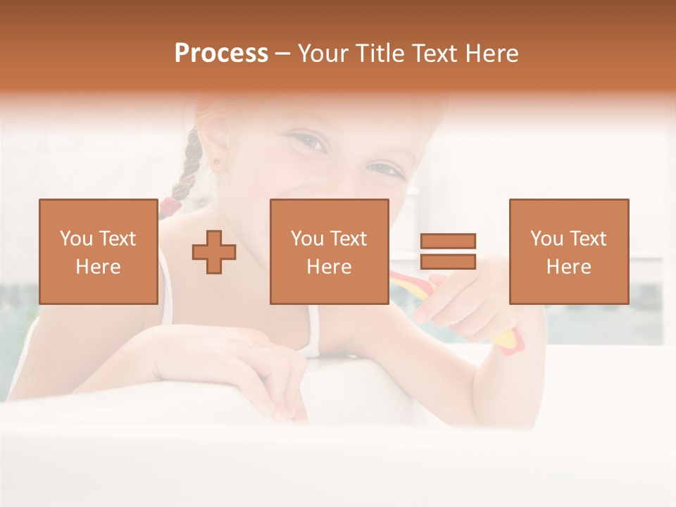 Healthy Preschooler Water PowerPoint Template