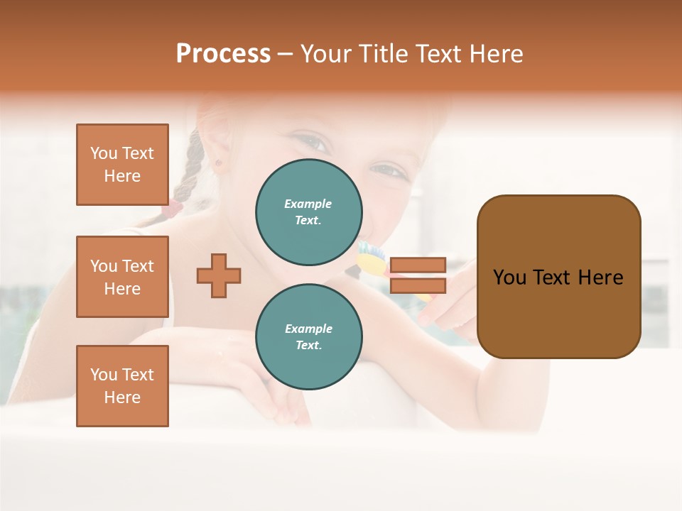 Healthy Preschooler Water PowerPoint Template