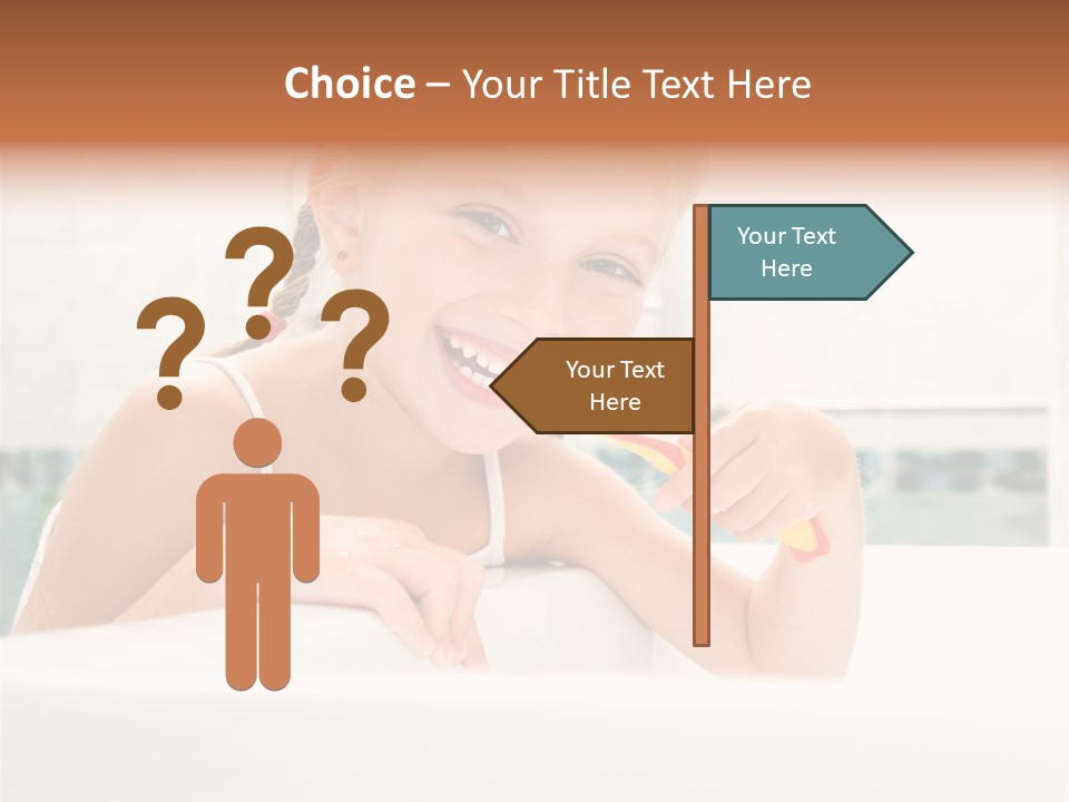 Healthy Preschooler Water PowerPoint Template