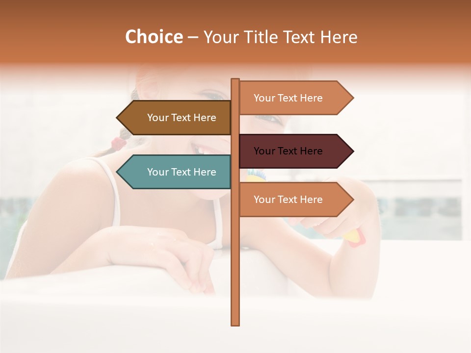 Healthy Preschooler Water PowerPoint Template