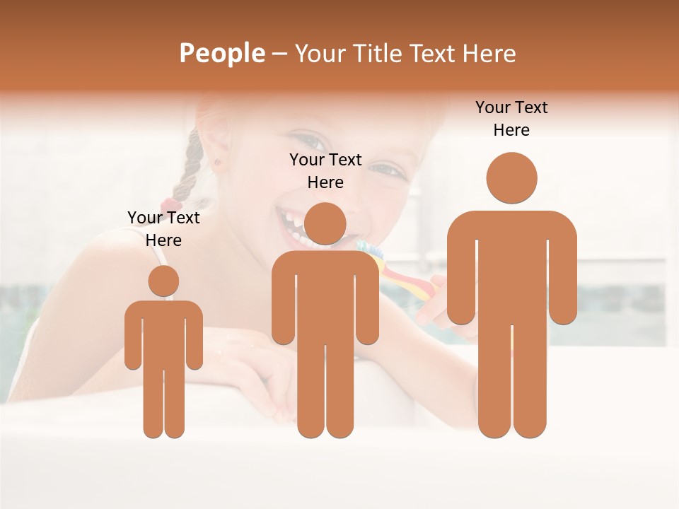 Healthy Preschooler Water PowerPoint Template