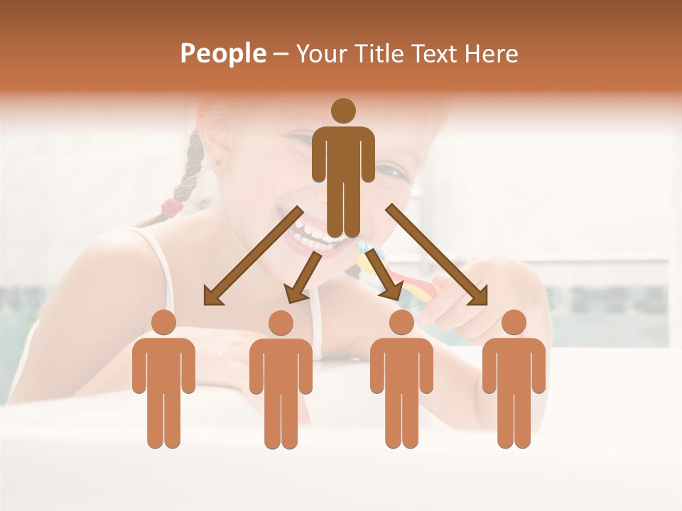 Healthy Preschooler Water PowerPoint Template