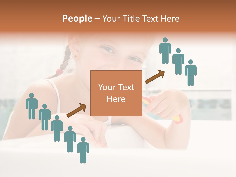 Healthy Preschooler Water PowerPoint Template