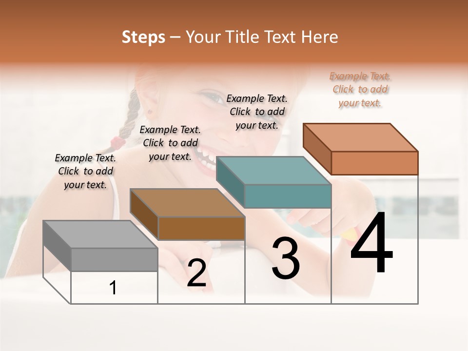 Healthy Preschooler Water PowerPoint Template