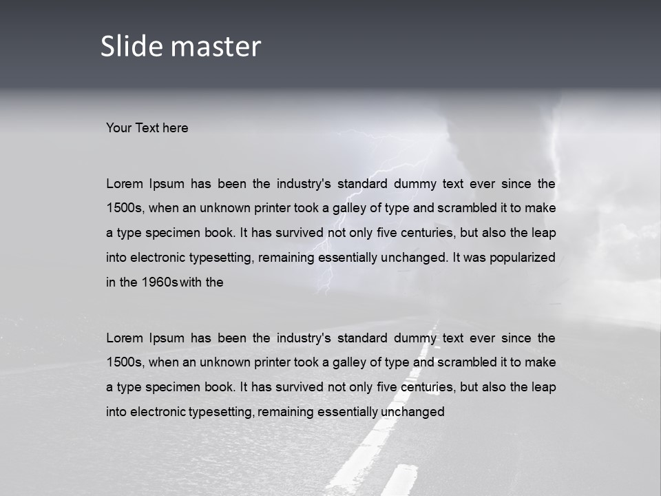 Vortex Tornado Wild PowerPoint Template