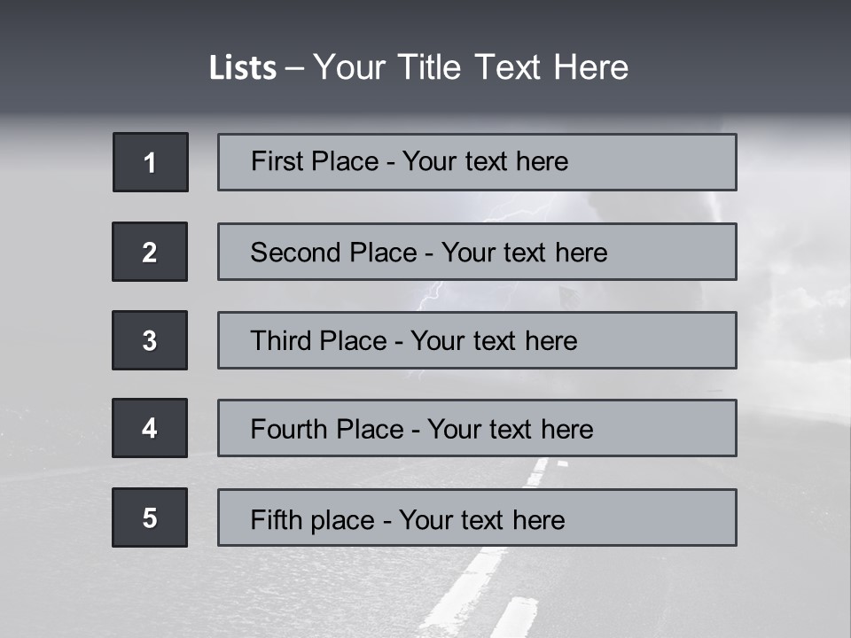 Vortex Tornado Wild PowerPoint Template