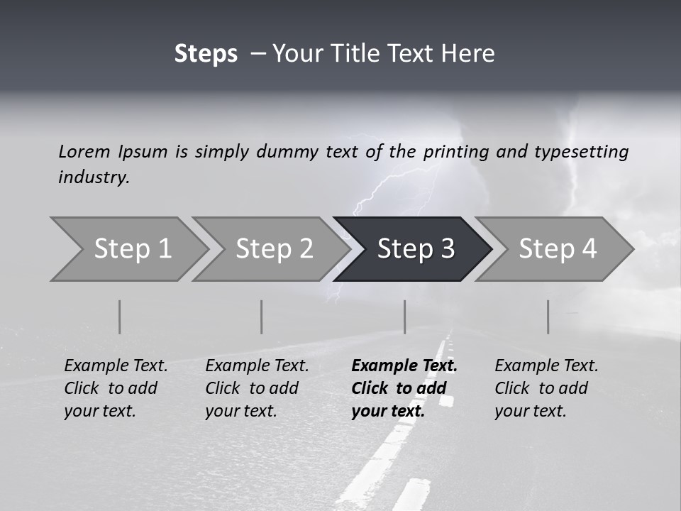 Vortex Tornado Wild PowerPoint Template