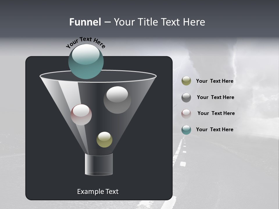Vortex Tornado Wild PowerPoint Template