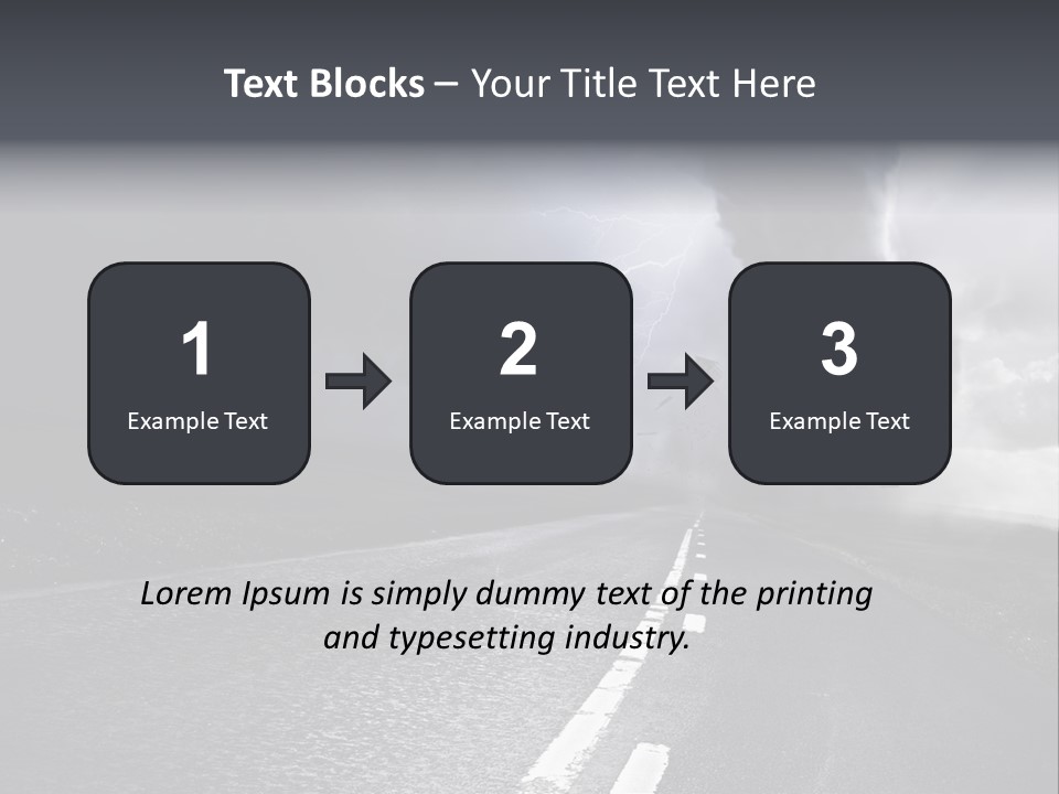 Vortex Tornado Wild PowerPoint Template