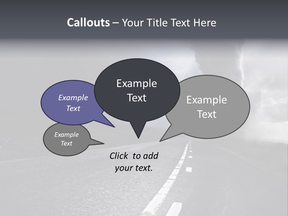 Vortex Tornado Wild PowerPoint Template