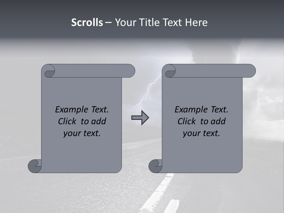 Vortex Tornado Wild PowerPoint Template