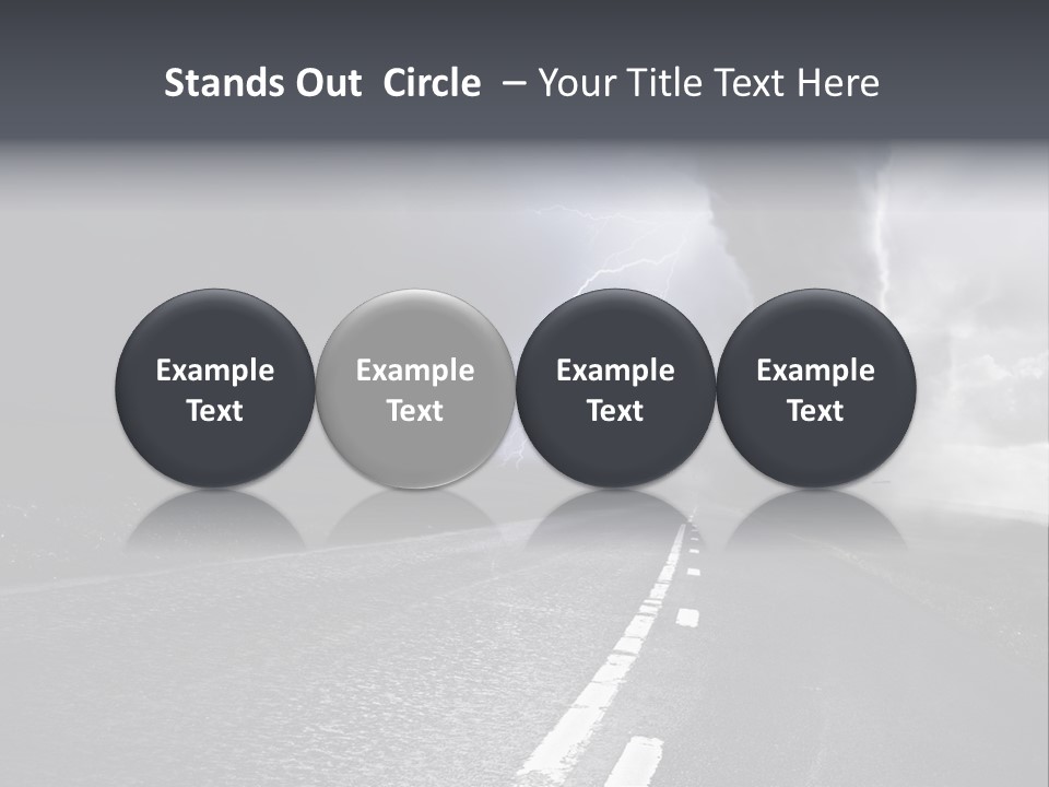 Vortex Tornado Wild PowerPoint Template